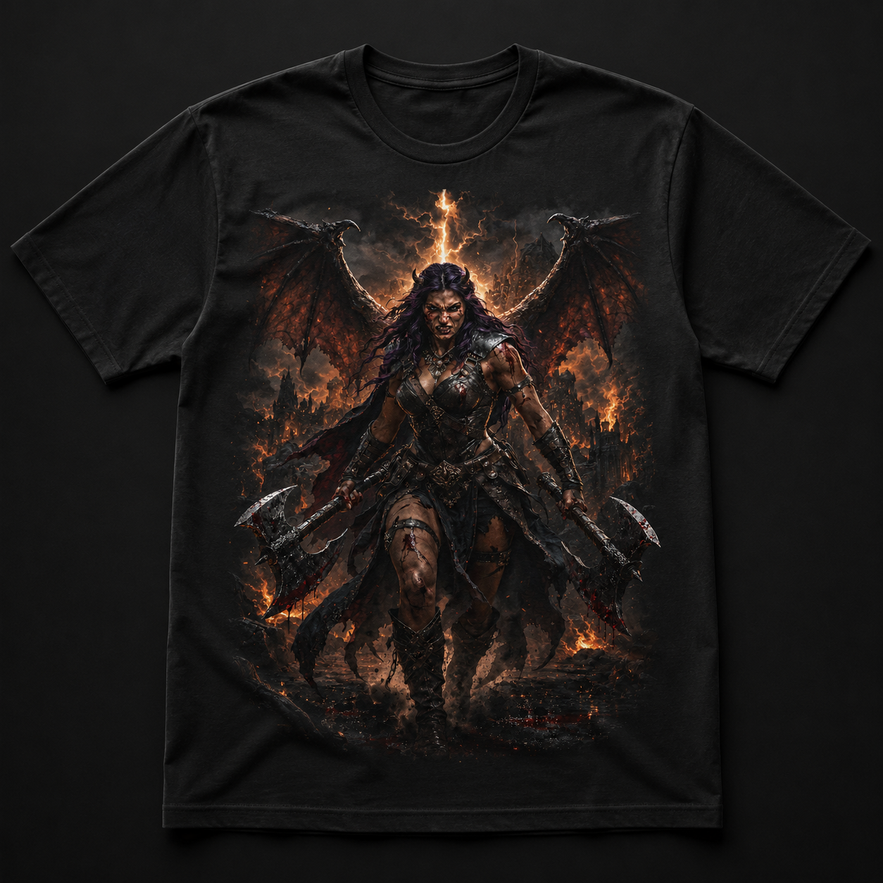 Natas Unleashed Tee merchandise concept